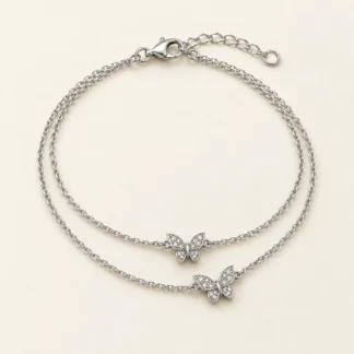 Illustration of Double butterfly bracelet